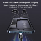 Yesido CA91 3-in-1 Multi-Charging Cable – 1.2m Heavy-Duty Braided Wire with Aluminum Alloy Shells & Lightning, Type-C, and Micro USB Ports