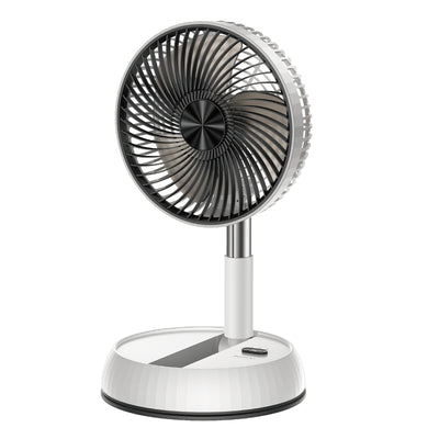 Yesido YF11 Smart Folding & Retractable Fan – 6000mAh Large Battery, Remote Control Oscillating Head, 3-Blade 5W Telescopic Fan
