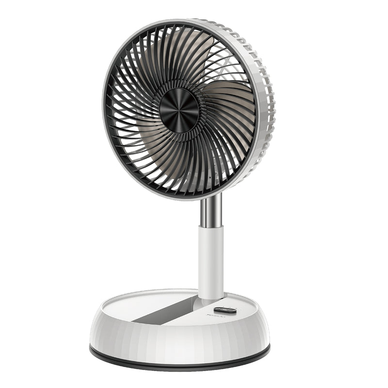 Yesido YF11 Smart Folding & Retractable Fan – 6000mAh Large Battery, Remote Control Oscillating Head, 3-Blade 5W Telescopic Fan