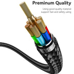 Yesido CA182 Type-C to Lightning PD 27W Fast Charging Data Cable – 1.2m Heavy-Duty 48-Braided Yarn Wire with Aluminum Alloy Shell & 3A Max Output