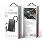 Yesido VC07 200W Car Power Inverter – AC 220V Outlet with QC3.0 & PD Fast Charging Ports (Black)