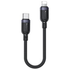 كابل يسيدو Yesido CA187 بطول 30 سم (Type-C إلى Lightning) بقوة 27 واط - تصميم مضفر مثالي للباور بانك