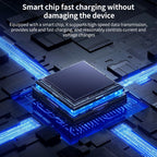 كابل يسيدو Yesido CA187 بطول 30 سم (Type-C إلى Lightning) بقوة 27 واط - تصميم مضفر مثالي للباور بانك
