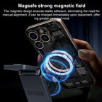 Yesido DS25 3-in-1 Foldable Magnetic Wireless Charging Station with Mirror Finish