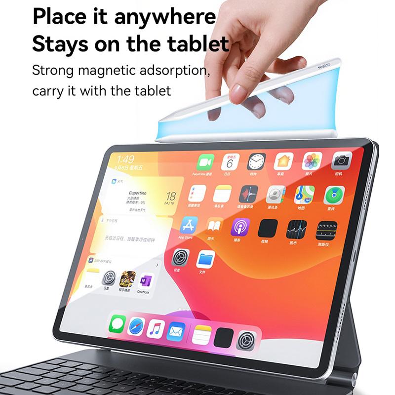 Yesido ST18 Magnetic Wireless Charging Stylus Pen for iPad – MCU Microcontroller, 10-Hour Battery, POM Tip Auto-Power On