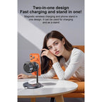 Yesido DS40 Qi2.2 3-in-1 Magnetic Wireless Charging Station for Phone, Watch & Earbuds