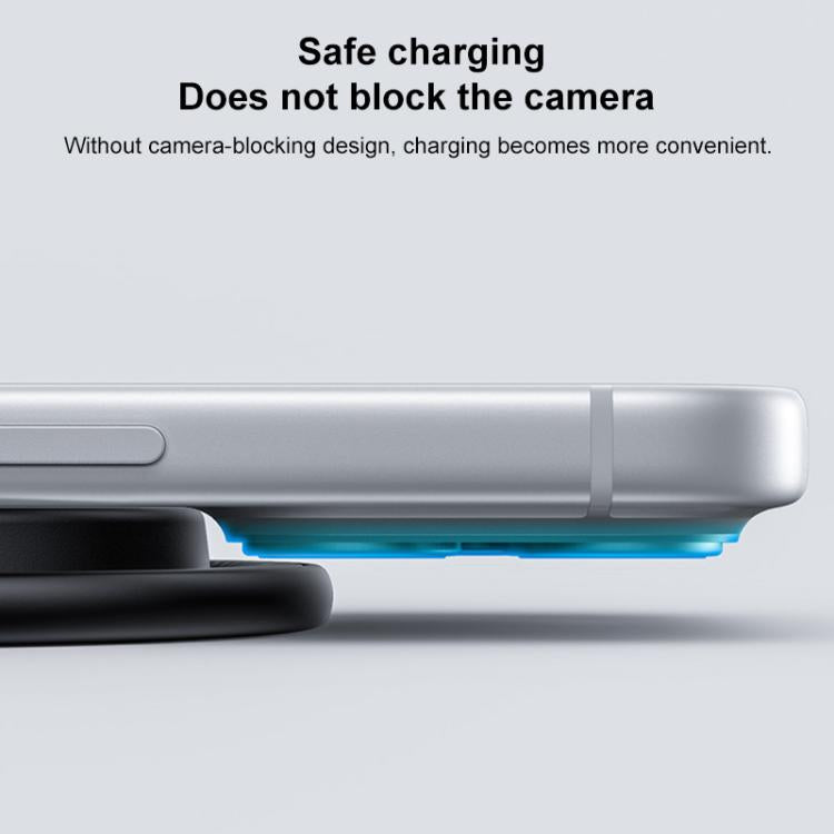 Yesido DS39 15W Desktop Pad Magnetic Wireless Fast Charger with Smart Positioning