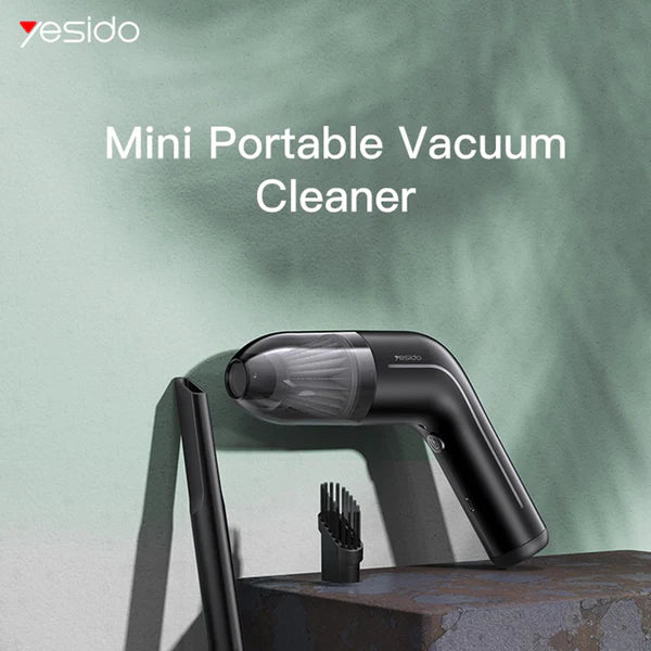 Yesido VC02 Professional Wireless Vacuum Cleaner – 6000Pa Powerful Suction with 5000mAh Battery