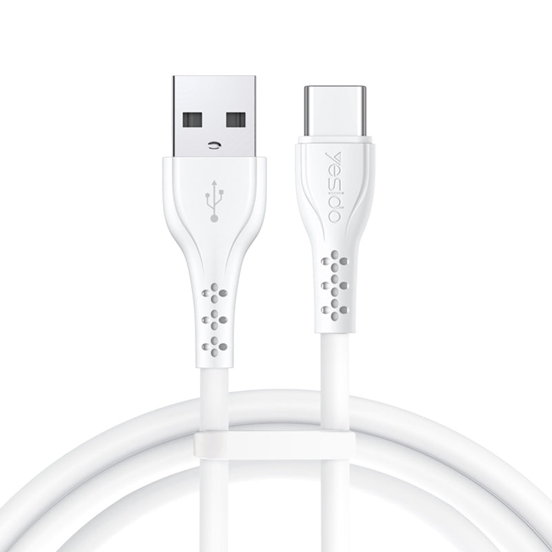 Yesido CA71 L-C Flexible TPE USB to Lightning Fast Charging Data Cable – 1m Reliable iOS Sync Cable (2A Output)