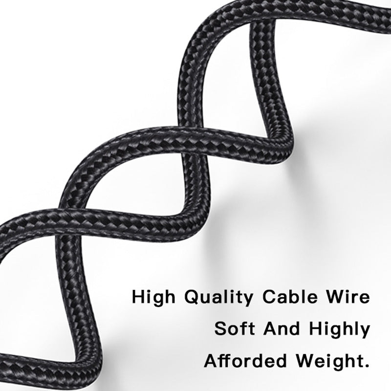 Yesido CA76 20W Type-C to Lightning PD Fast Charging Cable – 1.2m Heavy-Duty Nylon Braided Armor with Aluminum Alloy Shells