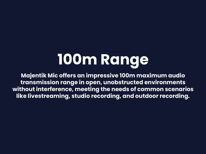 Majentik MM-001 2-in-1 Magnetic Wireless Microphone – Advanced Noise Canceling & Dual Compatibility for iPhone & Type-C