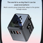 Yesido MC24 Universal Travel Adapter 2000W – 20W PD & 18W QC 3.0 with 4 USB/Type-C Ports