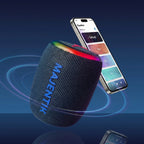 Majentik MS-002 Portable Bluetooth Speaker – Hi-Fi Surround Sound & Vibrant RGB Party Lights with Braided Strap