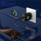 Majentik MC-017 25W Travel Fast Charger – Compact Wall Adapter Supporting PD & QC