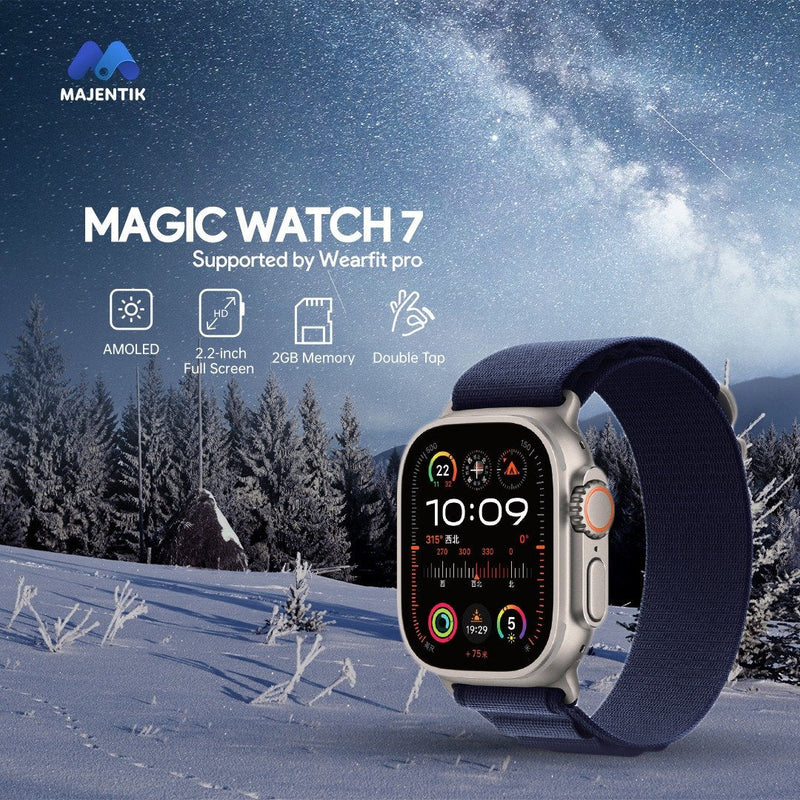 Magic Watch 7 Premium Smartwatch – Bluetooth Calling, Wearfit GPT AI Support & Integrated Islamic Apps