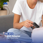 Majentik MC-013 Universal Travel Adapter – 5-Port Fast Charging Adapter with Universal AC Socket