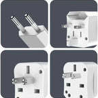 Yesido MC25 Universal Travel Adapter Kit – All-in-One Converter for CN, US, EU, and UK Plugs