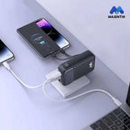 Majentik MJ-22 2-in-1 Hybrid Power Bank & Wall Charger – 10000mAh with 22.5W Fast Charging