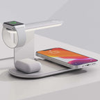 Majentik MW-17 4-in-1 Wireless Charger 15W – Compact Charging Dock with Light