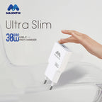 Majentik MC-008 Ultra Slim 30W GaN USB-C Fast Charger – Compact PPS Wall Charger