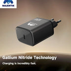 Majentik MC-007 67W GaN Fast Charger – Compact Wall Charger with Power Delivery