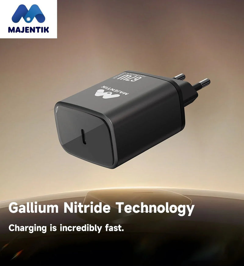 Majentik MC-007 67W GaN Fast Charger – Compact Wall Charger with Power Delivery