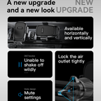 Yesido C241 Smart Air Vent Car Holder - Secure Mount & 360° Rotation