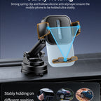 Yesido C261 Car Phone Holder - Flexible Telescopic Arm & Strong Suction Base