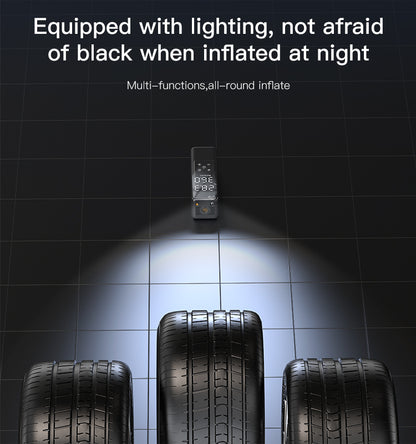 Yesido VC05 Portable Multifunction Car Air Pump – 20 Cylinder Fast Inflator with LED Display