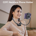 Yesido C291 Magnetic Neck Mounted Holder - 360° Rotatable Lazy Stand
