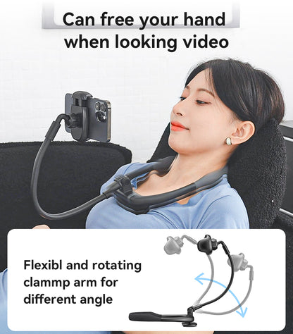 Yesido C291 Magnetic Neck Mounted Holder - 360° Rotatable Lazy Stand