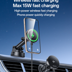 Yesido DS30 15W Wireless Charger - 2-in-1 Car & Desktop Stand