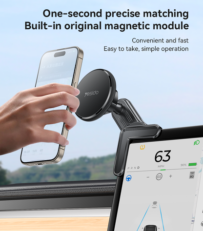 Yesido C213 MagSafe Magnetic Car Holder with Strong Suction & Modern Design