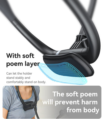 Yesido C291 Magnetic Neck Mounted Holder - 360° Rotatable Lazy Stand