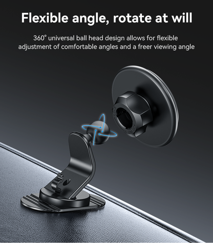 Yesido C220 Magnetic Phone Holder - 360° Rotation & Strong Dashboard Mount