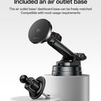 Yesido DS30 15W Wireless Charger - 2-in-1 Car & Desktop Stand