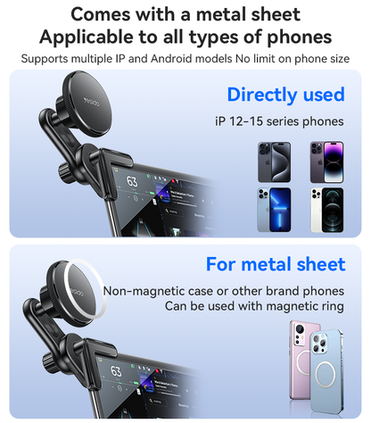 Yesido C213 MagSafe Magnetic Car Holder with Strong Suction & Modern Design