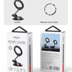 Yesido C218 Magnetic Car Holder - 360° Rotation & Dual-Axis Folding Design