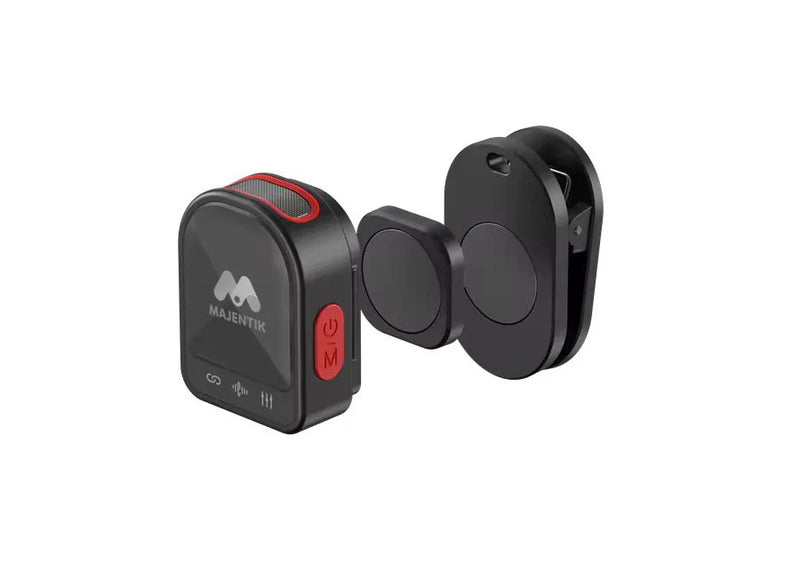 Majentik MM-001 2-in-1 Magnetic Wireless Microphone – Advanced Noise Canceling & Dual Compatibility for iPhone & Type-C