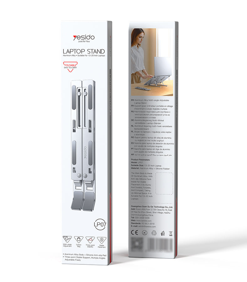 YESIDO LP07 Adjustable Laptop Stand