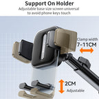 Yesido C261 Car Phone Holder - Flexible Telescopic Arm & Strong Suction Base