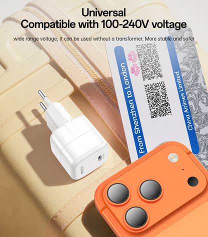 شاحن Yesido YC103 الذكي بقوة 35 واط - منفذ واحد Type-C PD شحن سريع فائق