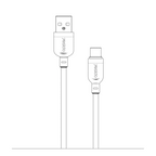 Yesido CA134C 18W Extra-Long USB-A to USB-C Cable – 3m Braided Nylon & Aluminum Alloy Connectors (3A)