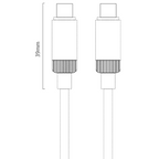 Yesido CA204P 60W PD Fast Charging & Data Cable – Durable 16-Braided Aluminum Alloy Design (1 Meter)