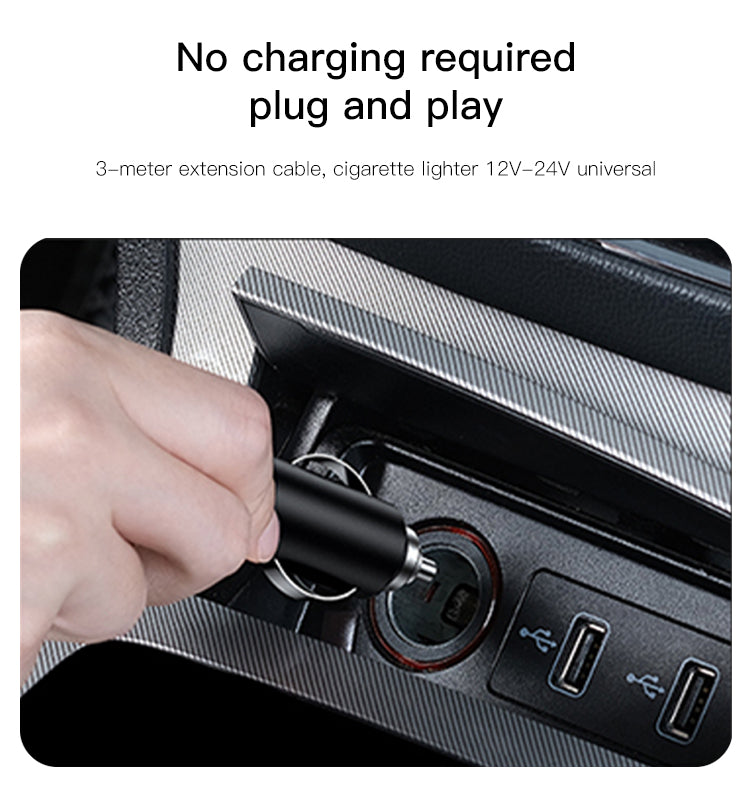Yesido VC05 Portable Multifunction Car Air Pump – 20 Cylinder Fast Inflator with LED Display