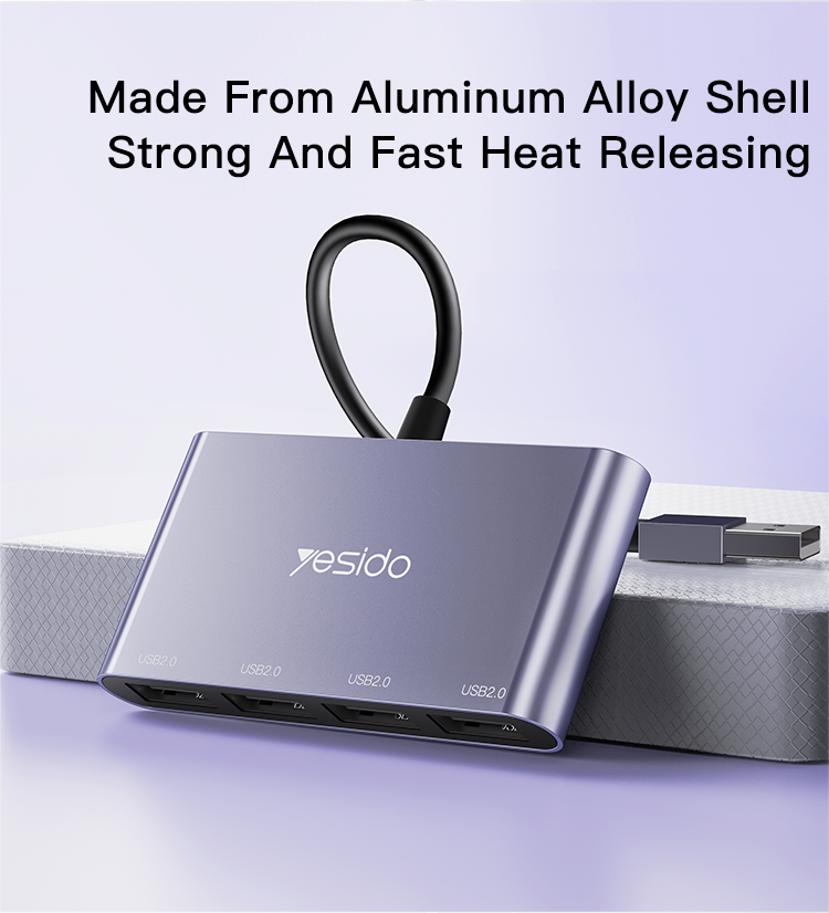 Yesido HB12 Multi-Port USB Hub – Practical Connectivity Expansion