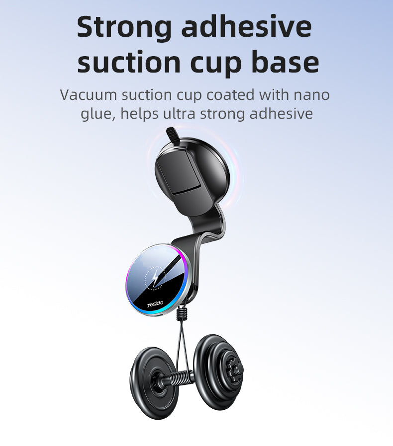 Yesido C292 Magnetic Wireless Car Charger - 15W Power & Ultra Stability