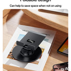 Yesido C300 360° Rotating Aluminum Desktop Stand - Foldable & Adjustable for Phones & Tablets