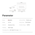Yesido LP04 Laptop Stand - Adjustable, Aluminum Laptop Stand