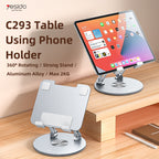 C293 360 Rotating Good Heat Releasing Folding Design Aluminum Alloy Table Holder